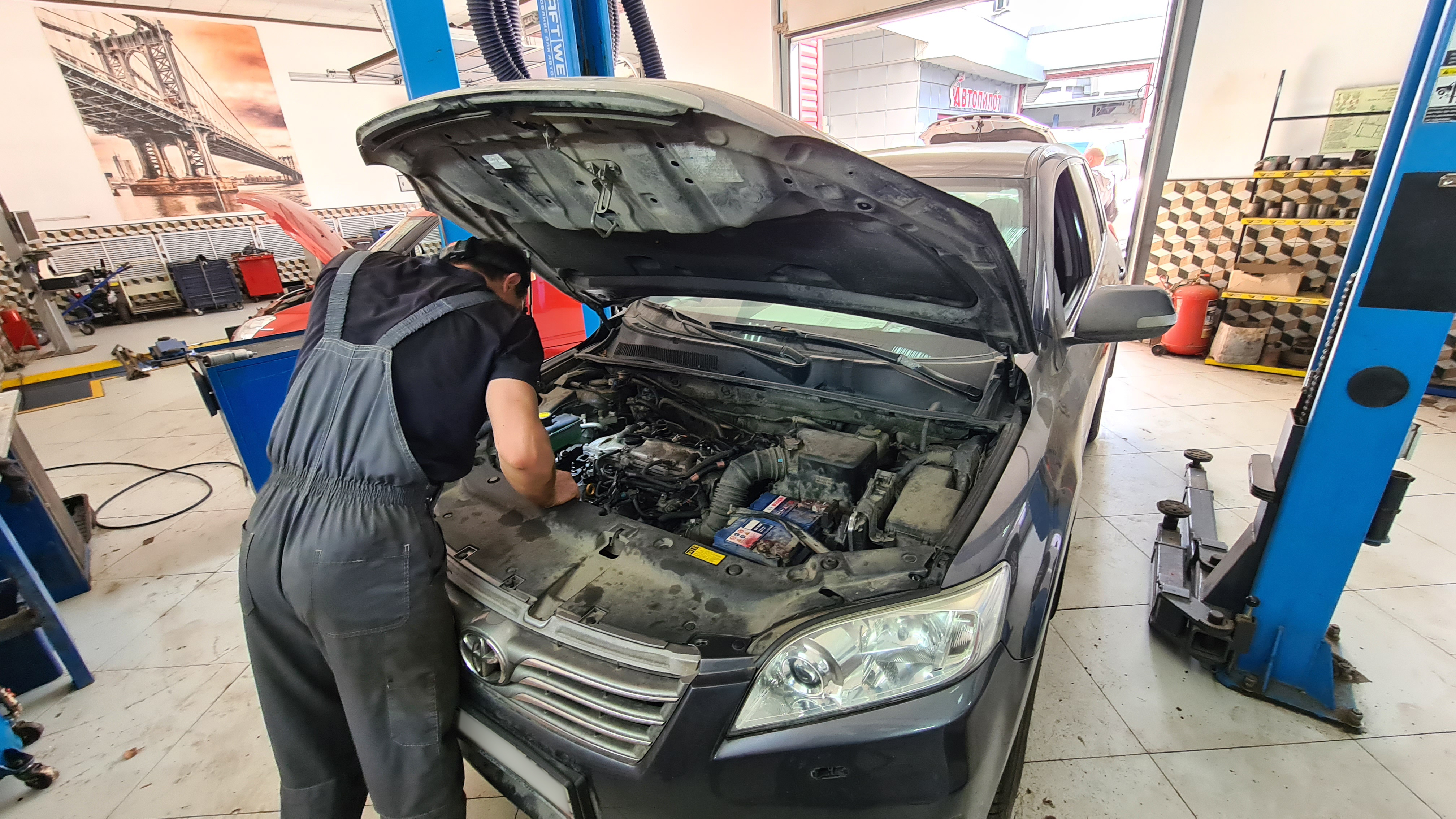 Проверка двигателя Toyota RAV4